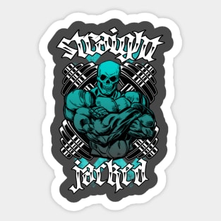 Straight Jacked Sticker